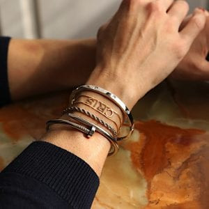 Bracelete Prego - Semijoia