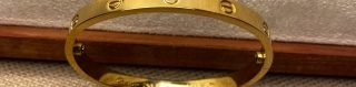 BRACELETE LOVE COM FERRAMENTA | OURO
