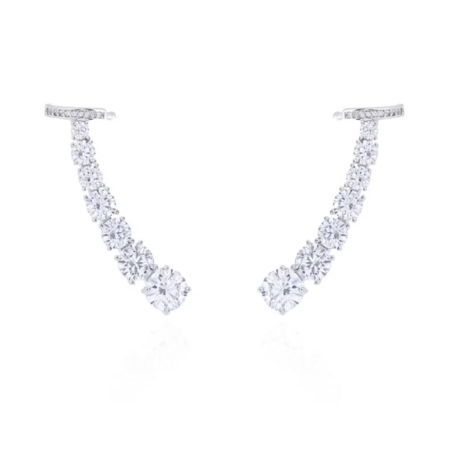 Brinco Ear Cuff Sete Pedras | Prata 925 - Imagem 2
