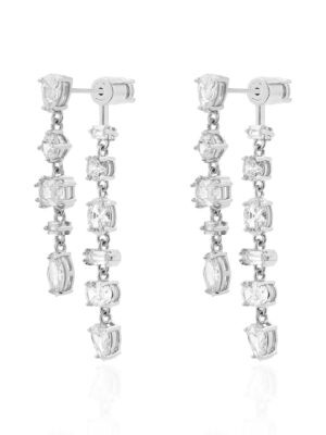 Brinco Kate Cristal | Prata 925