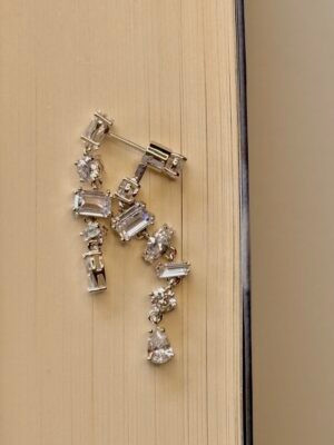 Brinco Kate Cristal | Prata 925