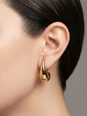 Brinco Ear Hook Gota | Ouro