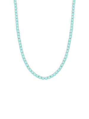 Colar Riviera Clássica 4 garras 3,0 mm Colombiana | Ródio