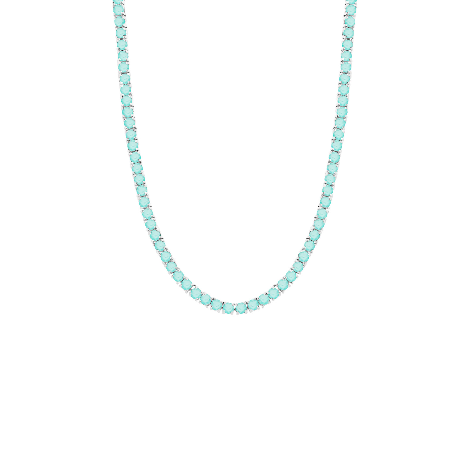 Colar Riviera Clássica 4 garras 3,0 mm Colombiana | Ródio